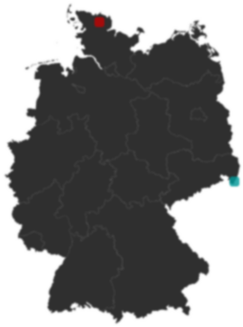 Deutschlandkarte: Wo liegt ?