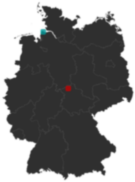 Deutschlandkarte: Wo liegt ?