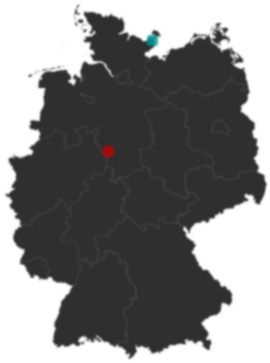 Deutschlandkarte: Wo liegt ?
