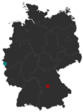 Deutschlandkarte: Wo liegt ?
