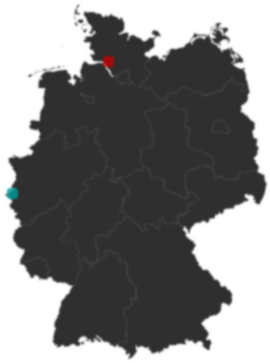 Deutschlandkarte: Wo liegt ?