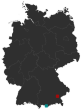 Deutschlandkarte: Wo liegt ?