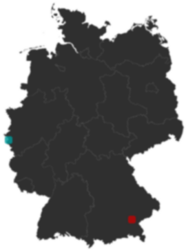 Deutschlandkarte: Wo liegt ?