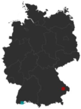 Deutschlandkarte: Wo liegt ?