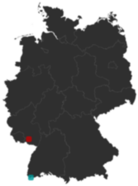 Deutschlandkarte: Wo liegt ?