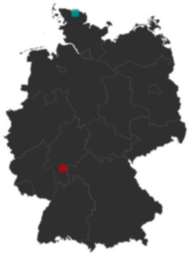 Deutschlandkarte: Wo liegt ?