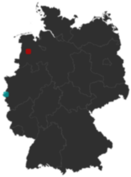 Deutschlandkarte: Wo liegt ?