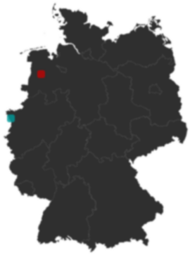 Deutschlandkarte: Wo liegt ?