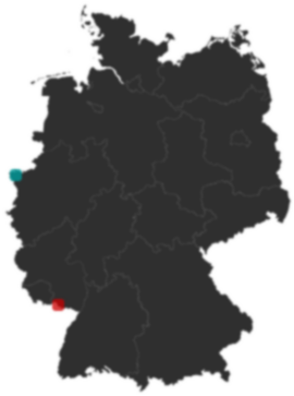Deutschlandkarte: Wo liegt ?