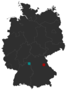 Deutschlandkarte: Wo liegt ?