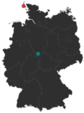 Deutschlandkarte: Wo liegt ?