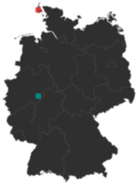 Deutschlandkarte: Wo liegt ?