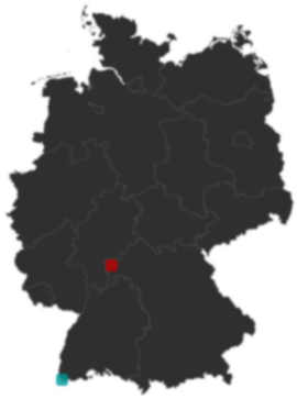 Deutschlandkarte: Wo liegt ?