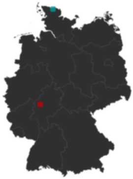Deutschlandkarte: Wo liegt ?