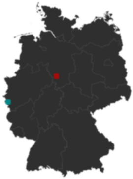 Deutschlandkarte: Wo liegt ?
