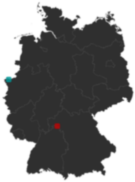 Deutschlandkarte: Wo liegt ?