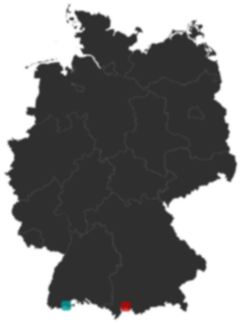 Deutschlandkarte: Wo liegt ?