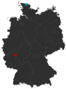 Deutschlandkarte: Wo liegt ?