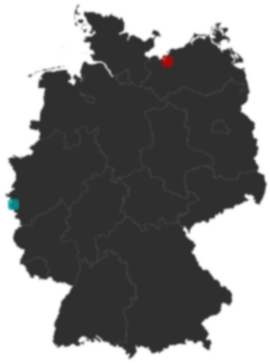 Deutschlandkarte: Wo liegt ?