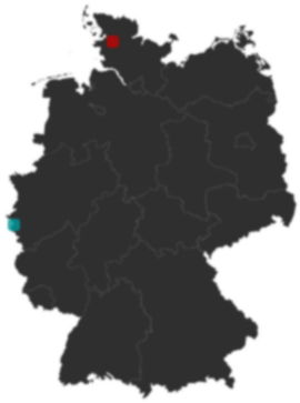 Deutschlandkarte: Wo liegt ?