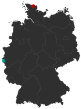 Deutschlandkarte: Wo liegt ?
