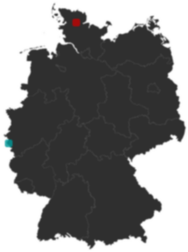 Deutschlandkarte: Wo liegt ?
