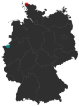 Deutschlandkarte: Wo liegt ?