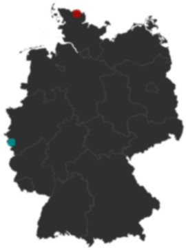 Deutschlandkarte: Wo liegt ?