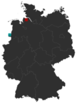 Deutschlandkarte: Wo liegt ?