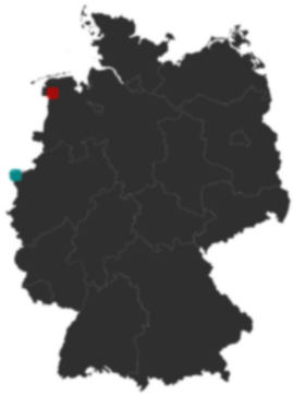 Deutschlandkarte: Wo liegt ?