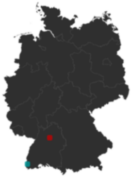 Deutschlandkarte: Wo liegt ?