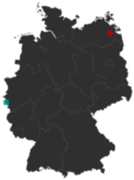 Deutschlandkarte: Wo liegt ?