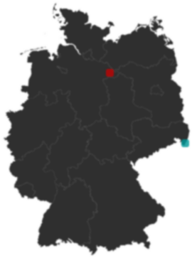 Deutschlandkarte: Wo liegt ?