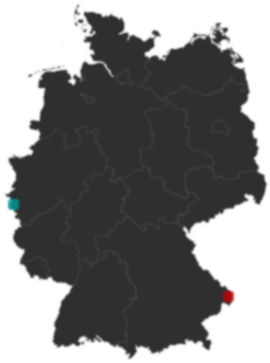 Deutschlandkarte: Wo liegt ?