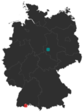 Deutschlandkarte: Wo liegt ?