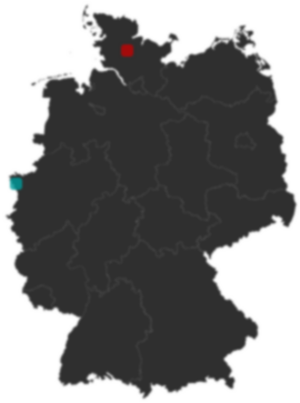 Deutschlandkarte: Wo liegt ?