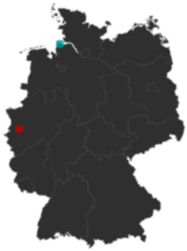 Deutschlandkarte: Wo liegt ?