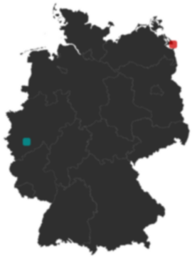 Deutschlandkarte: Wo liegt ?