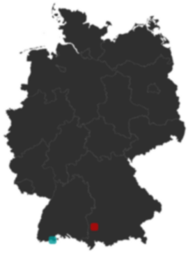 Deutschlandkarte: Wo liegt ?