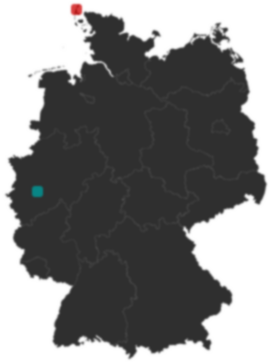 Deutschlandkarte: Wo liegt ?