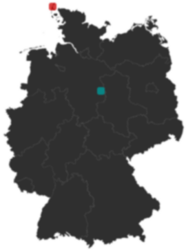 Deutschlandkarte: Wo liegt ?