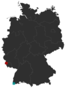 Deutschlandkarte: Wo liegt ?