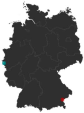 Deutschlandkarte: Wo liegt ?