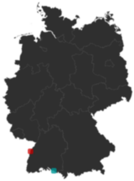 Deutschlandkarte: Wo liegt ?