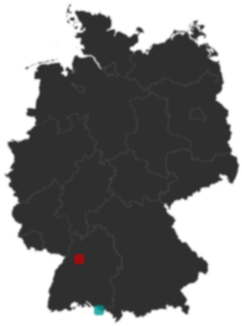 Deutschlandkarte: Wo liegt ?