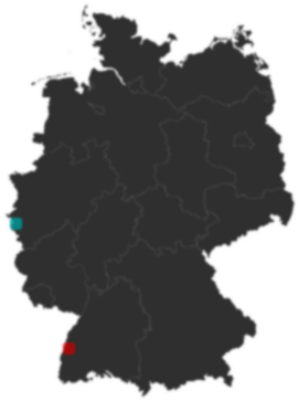 Deutschlandkarte: Wo liegt ?
