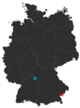 Deutschlandkarte: Wo liegt ?