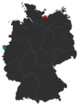Deutschlandkarte: Wo liegt ?