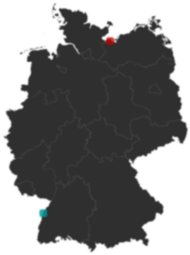 Deutschlandkarte: Wo liegt ?