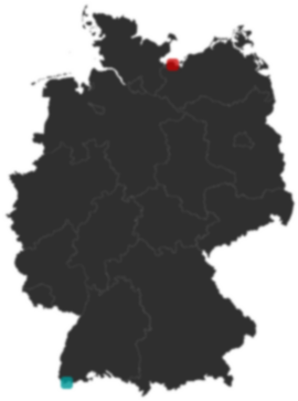 Deutschlandkarte: Wo liegt ?